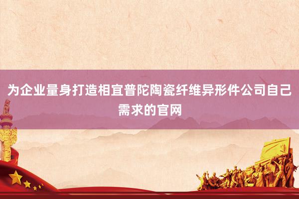 为企业量身打造相宜普陀陶瓷纤维异形件公司自己需求的官网